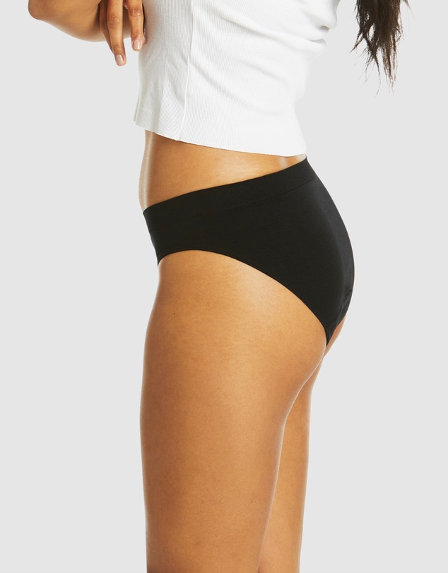 Love Luna - 3 Pack Women's Side Seamfree Period Bikini Brief