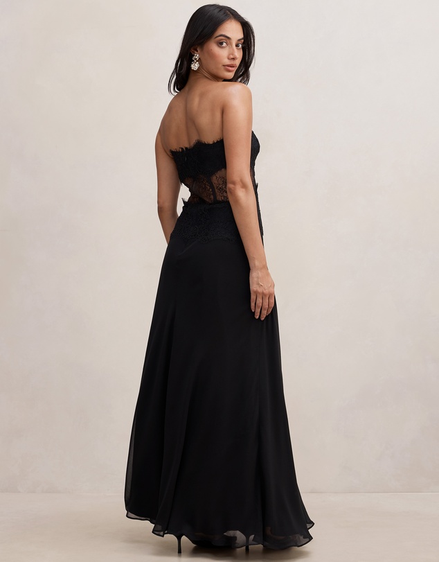 Forever New - Amity Lace Corset Sheer Maxi Dress