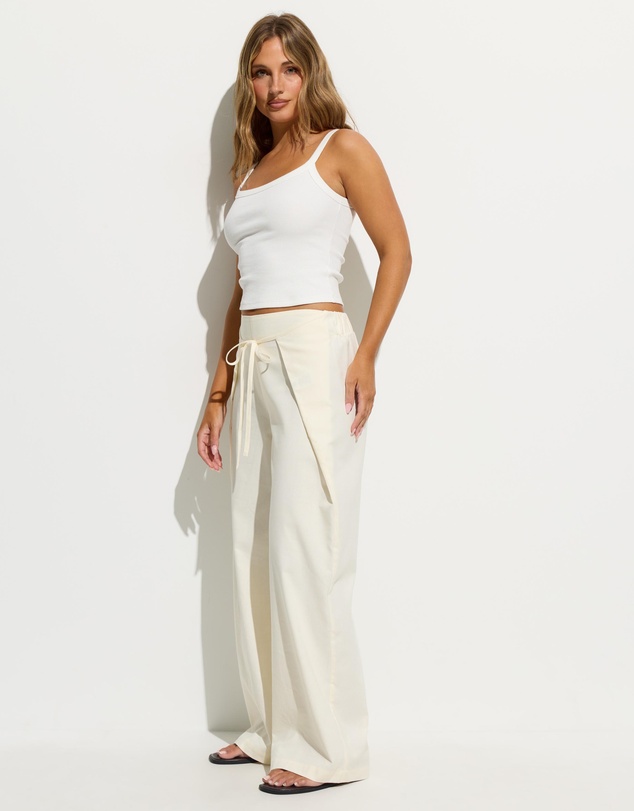 Dazie - Toni Relaxed Linen Blend Barrel Leg Pants