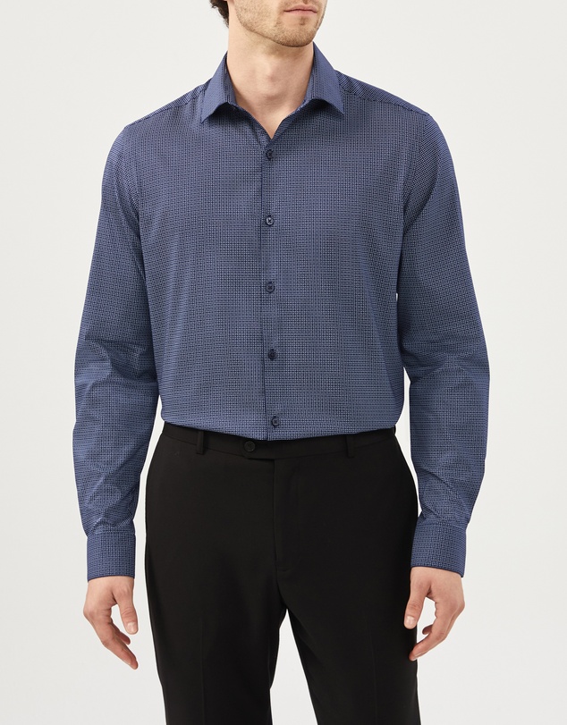 Van Heusen - Geometric Flex Shirt