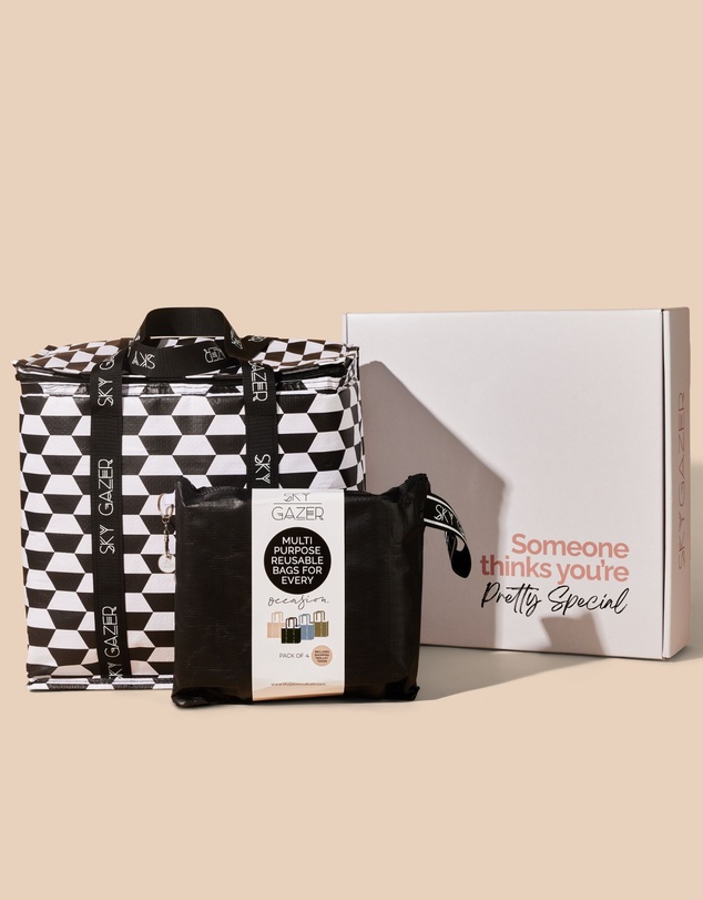 Sky Gazer - Shopping Bundle- Gift Box Hamper- Black Palm