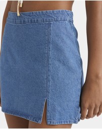 Billabong - Womens Wave Washed Denim Skirt