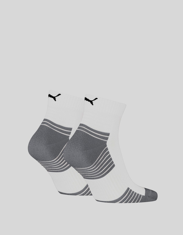 Puma - 2pk Cushioned Quarter Socks - Unisex