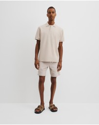 Country Road - Short Sleeve Australian Cotton Textured Polo