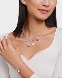 THOMAS SABO - Silver Star Charm With Dark Blue Glitter