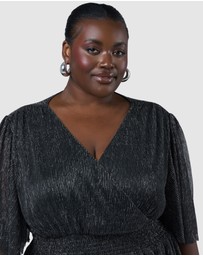Pink Dusk by Curve Project - Steamy Encounters Maxi Dress
