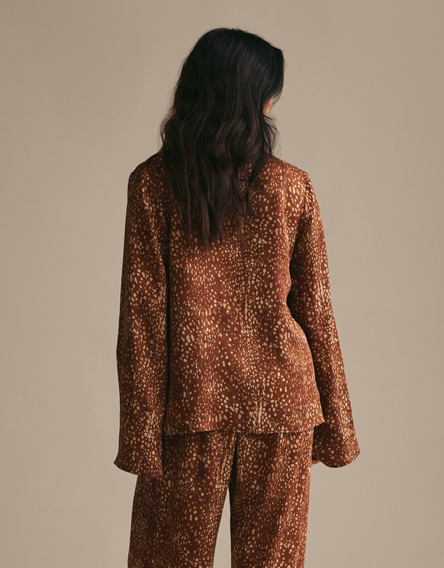 Resting - Lightweave Bamboo Zara Long Sleeve Top