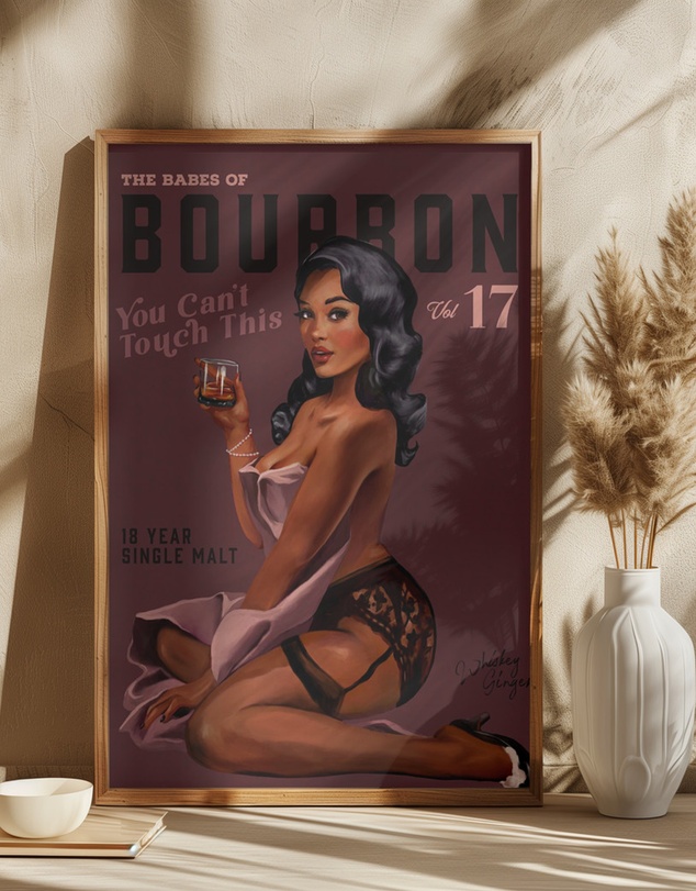 Olive et Oriel - Babes Of Bourbon Cant Touch This by The Whiskey Ginger Art Print