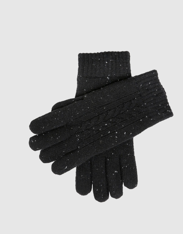 DENTS - Touchscreen Cable Knit Gloves