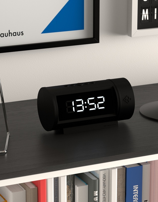 Newgate - Newgate Pil Led Alarm Clock Black