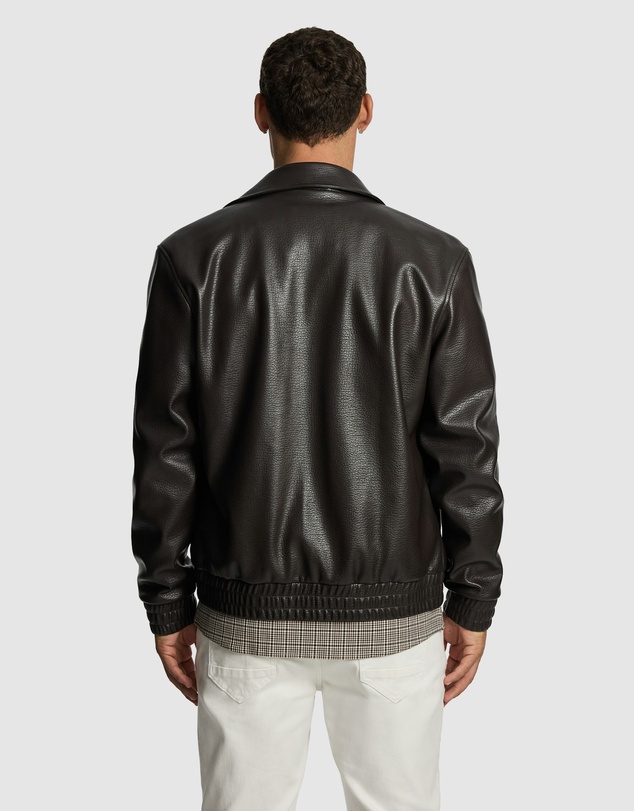 yd. - Scotty Faux Leather Jacket