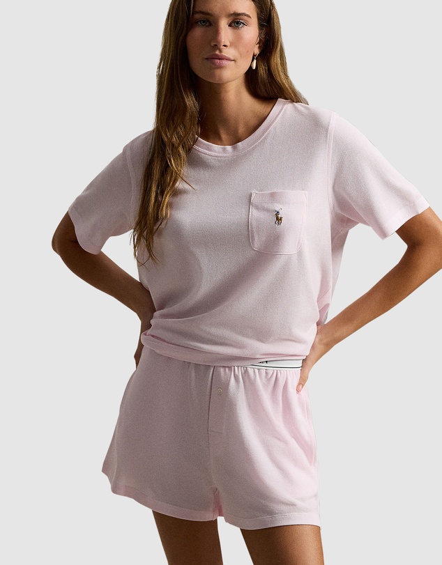Polo Ralph Lauren - Knit Oxford Modal & Cotton Short Sleeve Tee & Short Set
