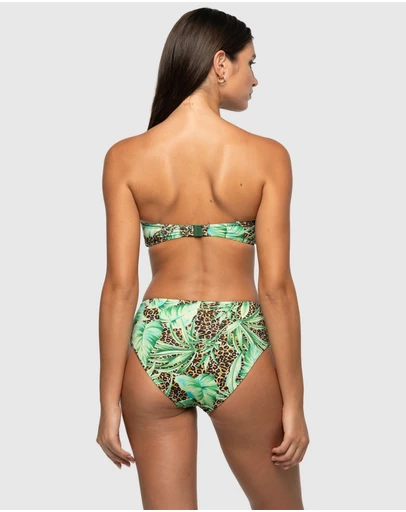 Nip Tuck Swim - Exotic Eden Brigitte Ruched Bikini Pant