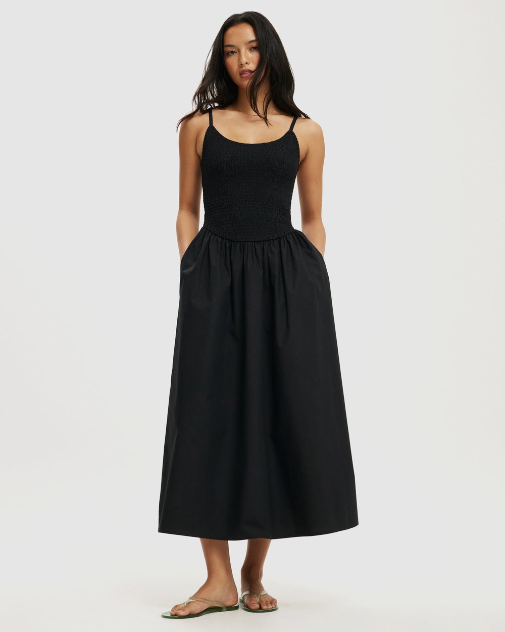 cotton on lexi shirred maxi dress Cotton On + Lexi Shirred Maxi Dress