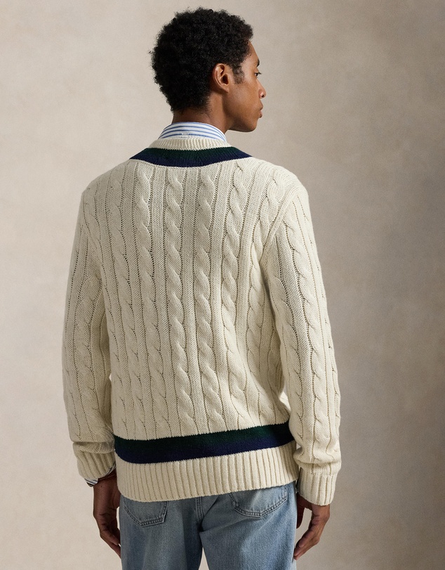 Polo Ralph Lauren - Embroidered Cotton-Blend Cricket Sweater