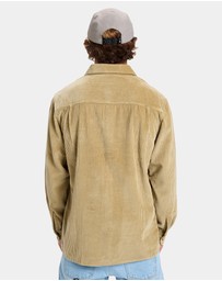 Quiksilver - Mens Venturo Cord Long Sleeve Shirt