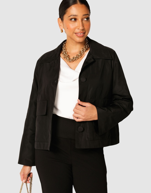 SACHA DRAKE - Button Up Cropped Jacket