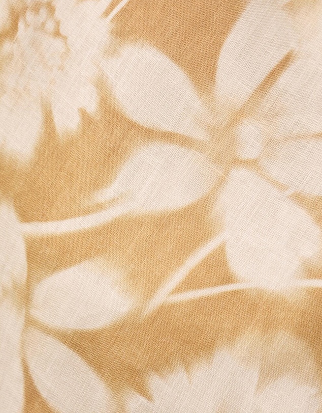 M.N.G - Parisi Asymmetrical Floral Linen Dress