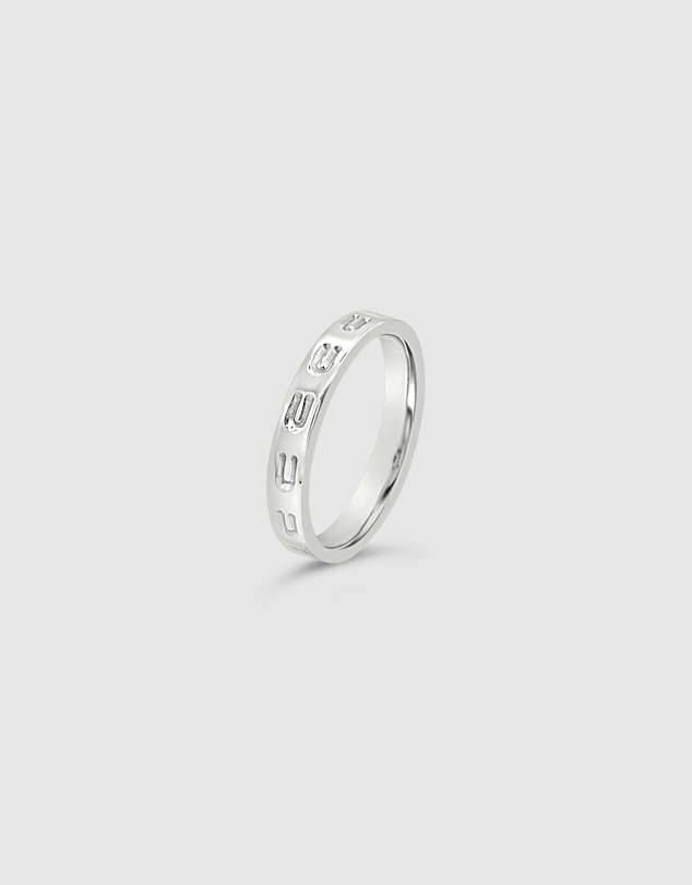Ichu - Personalised Letter U Ring
