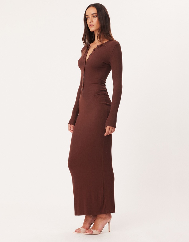 SNDYS - Henley Maxi Dress