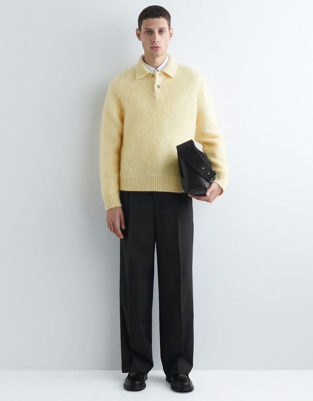 COS - Brushed Mohair-Blend Polo Jumper