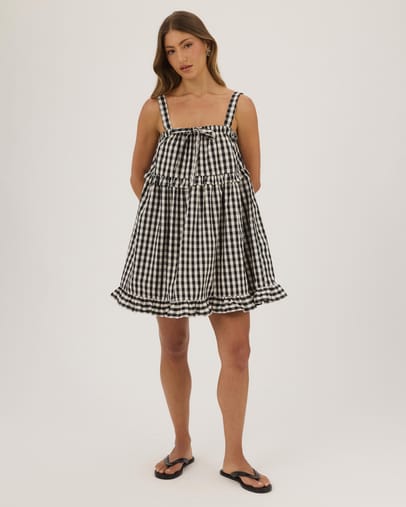Black & Cream Gingham