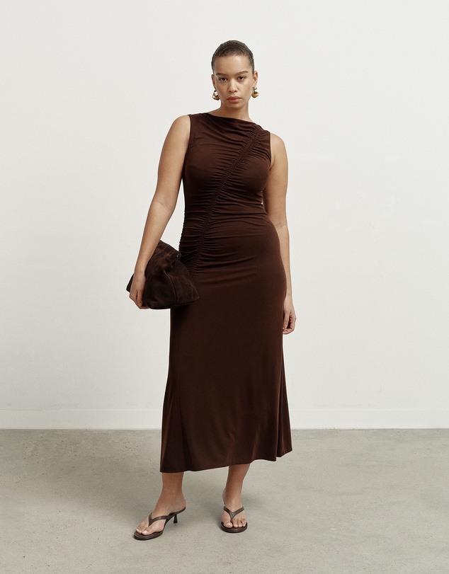 Witchery - Asymmetric Gather Dress