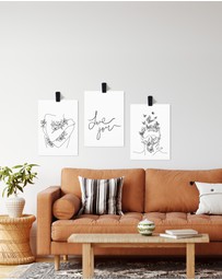 Olive et Oriel - Flower Girl Art Print
