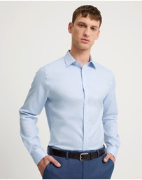 Country Road - Slim Fit Textured Travel Shirt