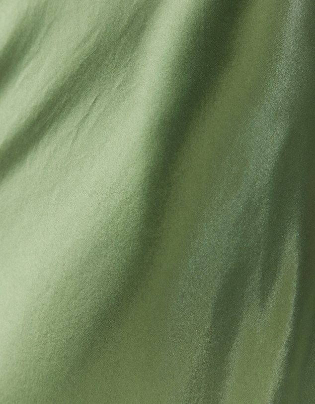 Third Form - Satin Tie Back Strapless Maxi Dress