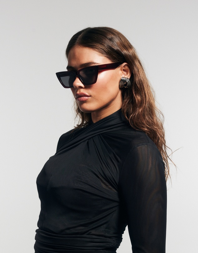 Soda Shades - Hailey II - Burgundy