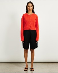 Minima Esenciales - Harriette Alpaca Wool Blend Cardigan