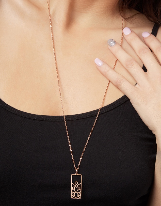 Pastiche - White Orchid Necklace
