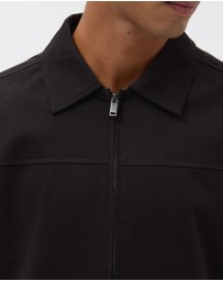 AERE - Organic Cotton Twill Trucker Jacket