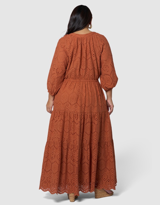Something 4 Olivia - Giselle Broderie Maxi Dress