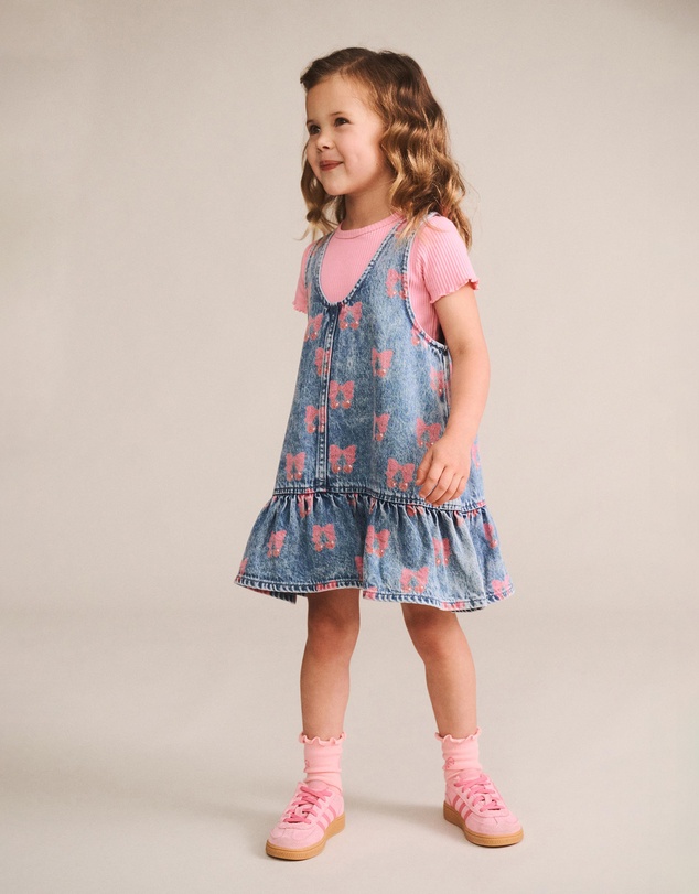 Huxbaby - Strawberry Creme Rib Tee - Babies-Teens