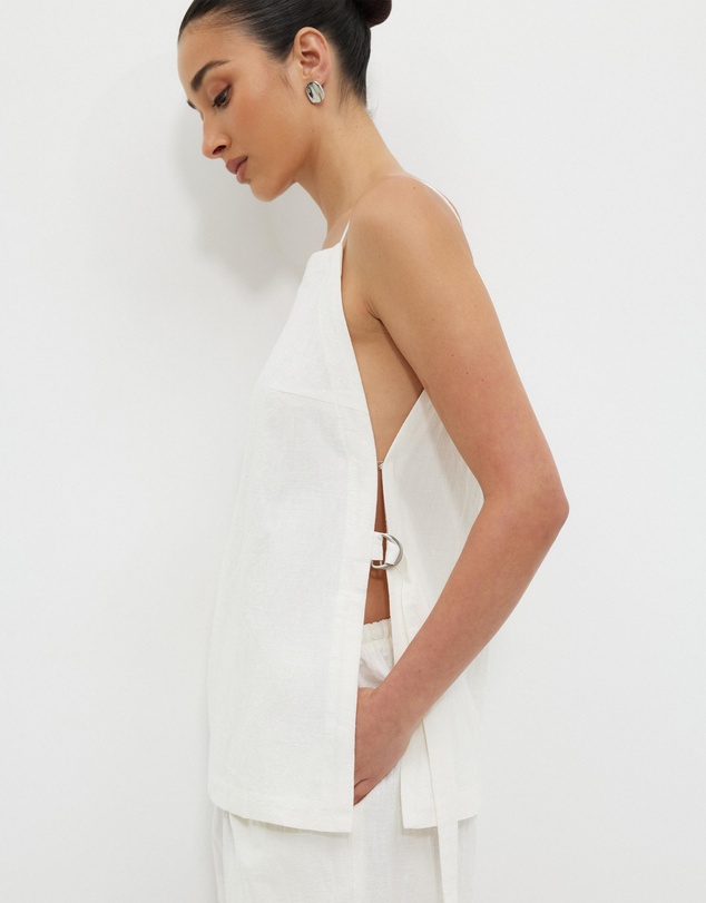 Calli - Lyauna Tie Side Top