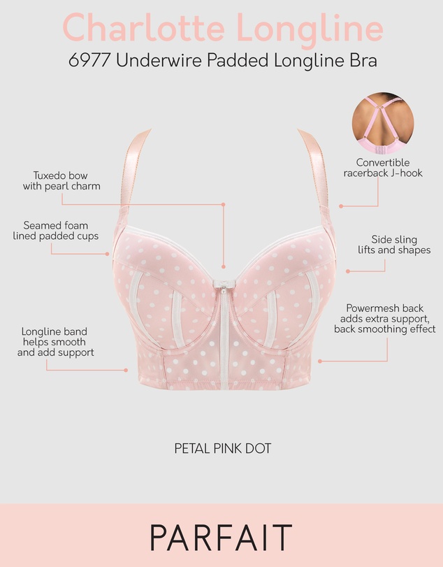 Parfait - Charlotte Lightly Padded Wired Longline Bra