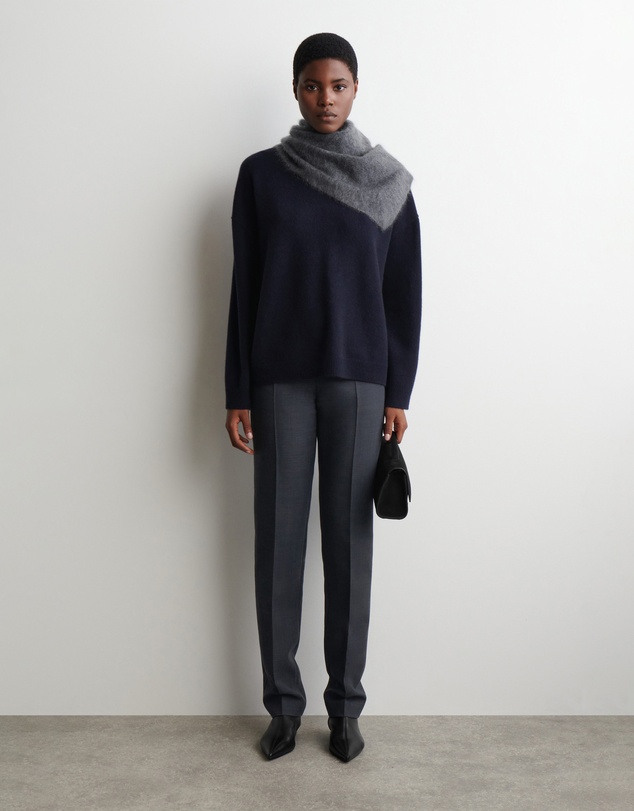 COS - Cashmere Funnel-Neck Jumper