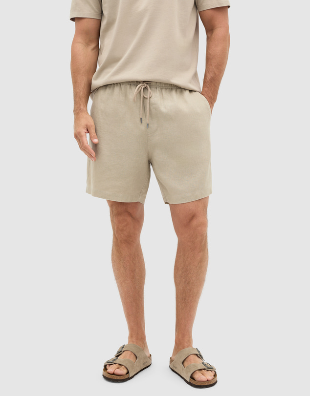 Seed Heritage - Pull On Linen Short