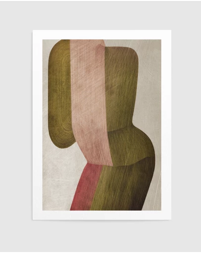 Olive et Oriel - Metal Brushs No2 by Alma Art Print