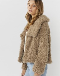 Everly Collective - She's With Me Teddy Jacket