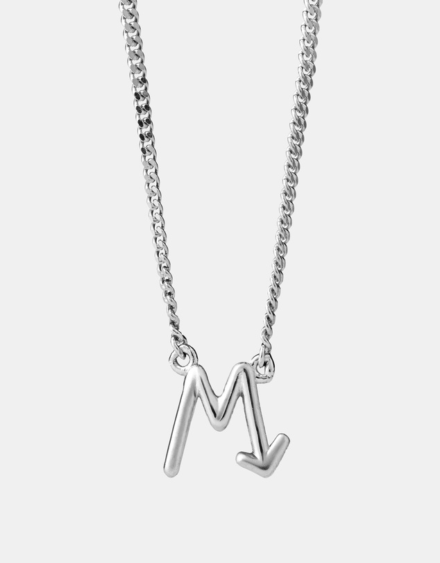 Karen Walker - M Initial Love Letter Necklace