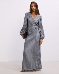 The Fated - Ellisa Wrap Maxi Dress