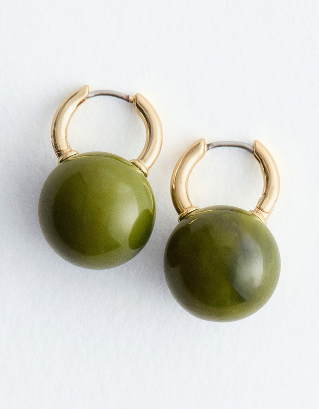 & Other Stories - Sphere Bead Hoop Earrings