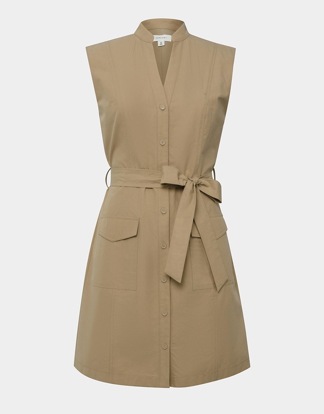 Forcast - Kiran Utility Tie Dress