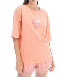 THE TALES - We Love Velvet Heart Street Tee