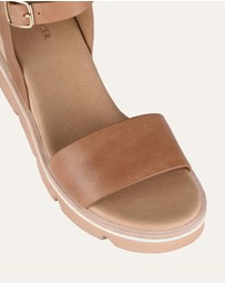 Jo Mercer - Katie Mid Heel Wedge Sandals