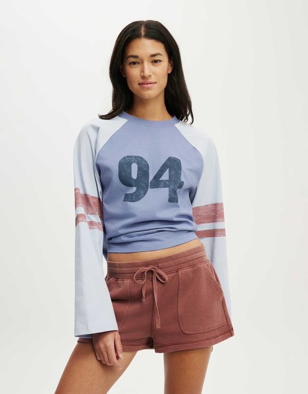 Cotton On Body Active - Active Graphic Raglan Tee