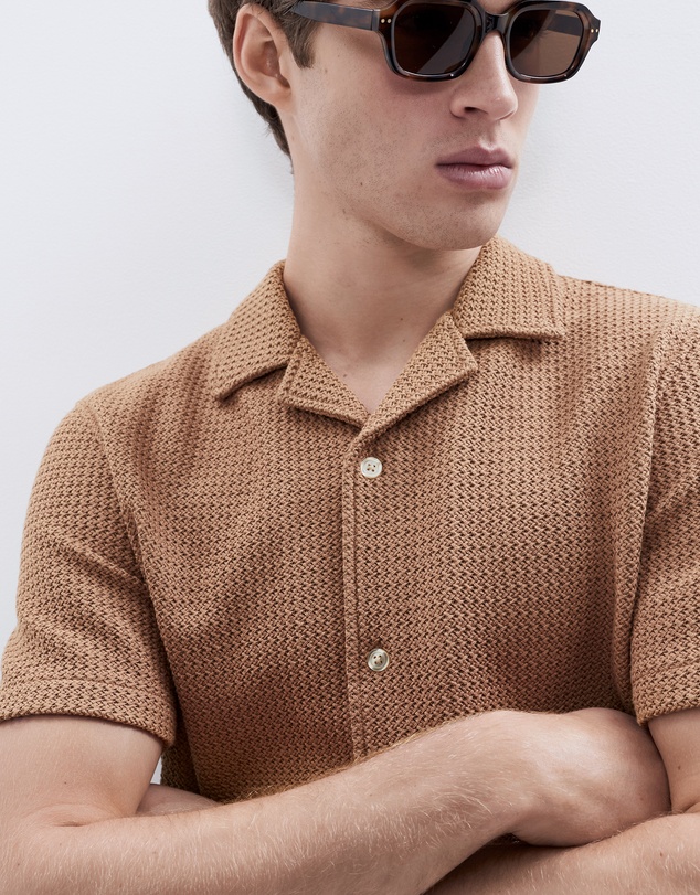 UNISON - Open Weave Regular Fit Shirt